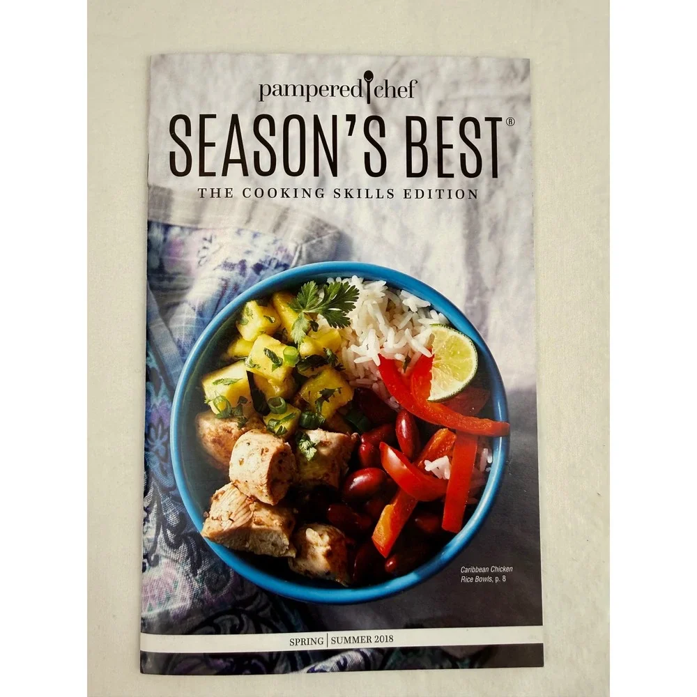 Pampered Chef Seasons Best Recipe Booklets Lot of 5 Cookbooks Mixed‎ Set